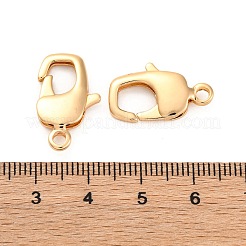 真鍮カニカン  カドミウムフリー＆ニッケルフリー＆鉛フリー  18KGP本金メッキ  20x11.5x4mm  穴：2.4mm&nbsp;KK-H513-01B-G