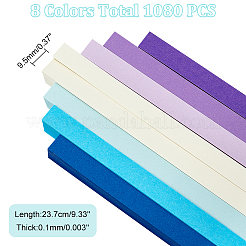 2袋2種類の光るラッキースター折り紙  折り紙  ミックスカラー  237x9.5x50.5mm  540個/袋  1バッグ/スタイル&nbsp;DIY-WR0004-14B