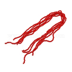 Facted Rondelle Glass Beads&nbsp;GLAA-TAC0008-03C