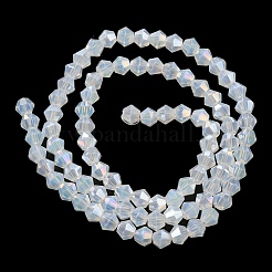 Imitation Jade Electroplate Glass Beads Strands&nbsp;LS-EGLA-A039-J4mm-B05