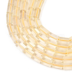 Heated Natural Lemon Quartz Beads Strands&nbsp;G-F832-B01-01