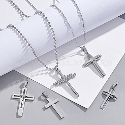 5Pcs 5 Styles 304 Stainless Steel Pendants&nbsp;STAS-PH0006-82