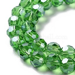 Electroplate Glass Bead Strands&nbsp;X-EGLA-R015-8mm-14