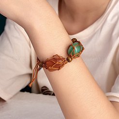 4Pcs Nylon Braided Bracelet&nbsp;BJEW-SZ0002-48B