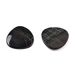 Natural Black Lip Shell Cabochons&nbsp;SSHEL-T017-09