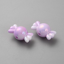 アクリルビーズ  キャンディ  スミレ  21x11.5mm  穴：2mm  5個/セット&nbsp;LS-MACR-CJC0004-22D