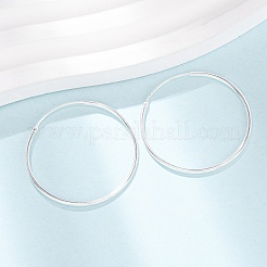925 Sterling Silver Huggie Hoop Earrings&nbsp;EJEW-C179-05D-S
