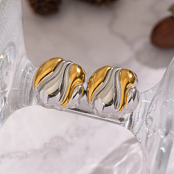 Nuggets 304 Stainless Steel Stud Earrings&nbsp;WQ1047