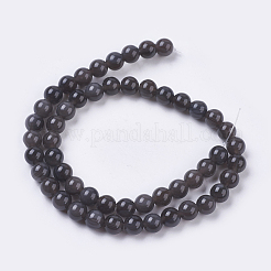 Natural Ice Obsidian Bead Strands&nbsp;X-G-E468-D01