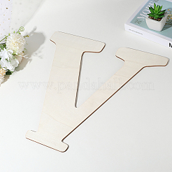 手紙 未完成 MDF シート  V字  380x375x0.4mm&nbsp;WOOD-WH20012-008V