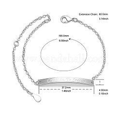 Brass Inspirational ID Bracelets&nbsp;JB540A