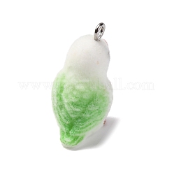 Flocky Resin Pendants&nbsp;RESI-Q011-03B