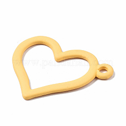 Spray Painted Alloy Pendants&nbsp;PALLOY-Q434-013G-NR