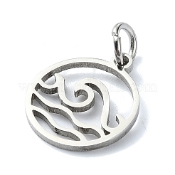 Non-Tarnish 304 Stainless Steel Charms&nbsp;STAS-C097-63P