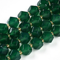 Natural Green Onyx Agate(Dyed & Heated) Beads Strands&nbsp;G-T140-09A