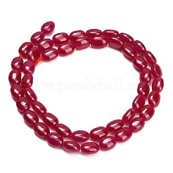 Lab Grown Red Corundum Beads Strands&nbsp;GG-CBAC488-02C