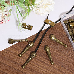 DIY 鉄ボロタイ作成検索キット  アンティークブロンズ  18~32.5x7~9x5mm  穴：3mm&nbsp;FIND-CA0008-98
