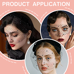 Polyester Mesh Tulle Fabric&nbsp;DIY-WH0740-22B