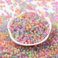 6/0 Imitation Jade Glass Seed Beads&nbsp;SEED-T006-04A-09