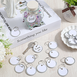 50Pcs Blank Aluminum Keychain&nbsp;KEYC-SP0001-12