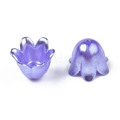 Spray Paint ABS Plastic Imitation Pearl Beads&nbsp;X-MACR-N013-001A