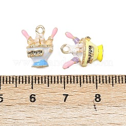 Alloy Enamel Pendants&nbsp;ENAM-P262-01G-M