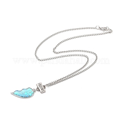 Best Friends Alloy Pendant Necklaces&nbsp;NJEW-K124-02B-P