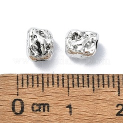 チベット風合金ビーズ  塊  アンティークシルバー  7x5.5x5mm  穴：1.8mm  約746個/500g&nbsp;TIBEB-F065-15AS