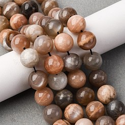 Grade AA Natural Multi-Moonstone Bead Strands&nbsp;G-M296-01-12mm-01