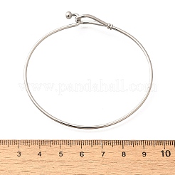 Tarnish Resistant 304 Stainless Steel Bangles&nbsp;STAS-S053-26