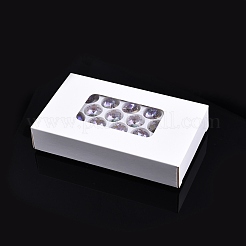 Electroplated Glass Charms&nbsp;EGLA-N006-058