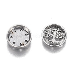 304 Stainless Steel Diffuser Locket Aromatherapy Essential Oil&nbsp;AJEW-N025-03P