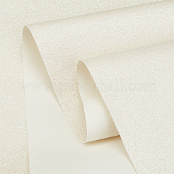 スパンコールイミテーションレザー生地  衣類用アクセサリー  ホワイト  135x30x0.08cm&nbsp;DIY-WH0221-26B