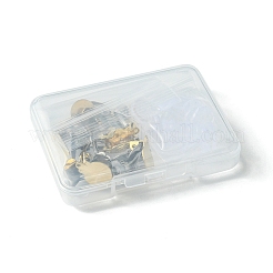 12Pcs 2 ColorS 304 Stainless Steel Clip-on Earring Findings&nbsp;STAS-FS0001-50