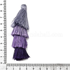 ポリエステルタッセルペンダント  インディゴ  84~85x28~35mm&nbsp;FIND-D303-02Q