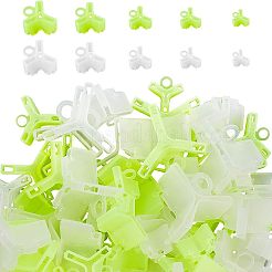 ABS プラスチック釣りフックボンネットトレブルフックカバー  標準フック用  ミックスカラー  16~28x15~29x10~16mm  穴：3.5~6.2mm  150個/セット&nbsp;KY-FH0001-01