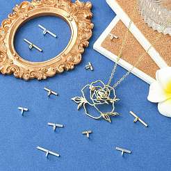 12個 6種類の真鍮チューブベイル  ループベイル  チューブ  ミックスカラー  8x8~20x6mm  穴：4mm  2個/スタイル&nbsp;DIY-CJ0003-03