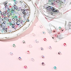 500Pcs 10 Colors Transparent Colours Glass Seed Beads&nbsp;GLAA-YW0005-85