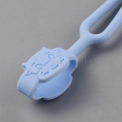 シリコンネックストラップ  紛失防止アーク ペン ストラップ ストラップ  ライトスカイブルー  430x3mm&nbsp;AJEW-WH0502-05F