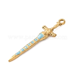 304 Stainless Steel Enamel Pendants&nbsp;STAS-G399-05G-01