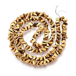 Electroplate Glass Beads Strands&nbsp;GLAA-N024-4mm-01