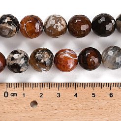 Natural Fire Crackle Agate Beads Strands&nbsp;G-L595-A02-01F
