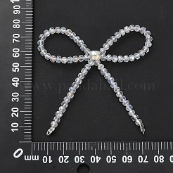 Alloy & Glass Bowknot Chandelier Component Links&nbsp;PALLOY-D360-01J
