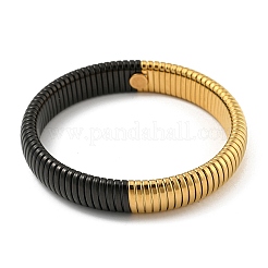 304 Stainless Steel Flat Snake Chain Bracelet&nbsp;BJEW-B076-01BG