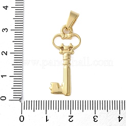 304ステンレスペンダント  キーチャーム  PVD真空メッキ  長持ちメッキ  ゴールドカラー  30.5x13.5x2.3mm  穴：9x5.5mm&nbsp;STAS-G346-41G