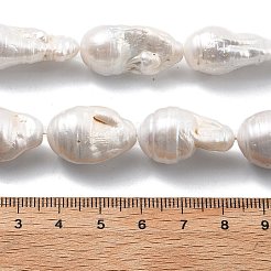 Natural Nucleated Pearl Beads Strands&nbsp;PEAR-B004-15H-01A