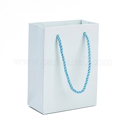 White Paper Gift Tote Bags with Handles&nbsp;ABAG-K004-02