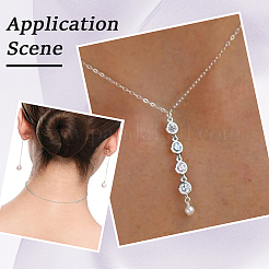 3Pcs 3 Styles Sterling Silver Chain Extender&nbsp;STER-BBC0009-69