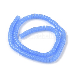 ガラスビーズ連売り  ディスク  ミックスカラー  6x3mm  穴：1.2mm  約115個/連  14.96''（38センチメートル）&nbsp;GLAA-I060-01