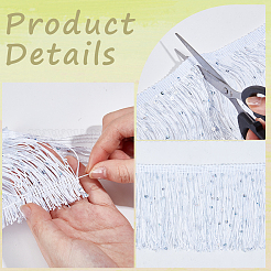 5M Polyester Tassel Lace Ribbon&nbsp;OCOR-GF0006-48B